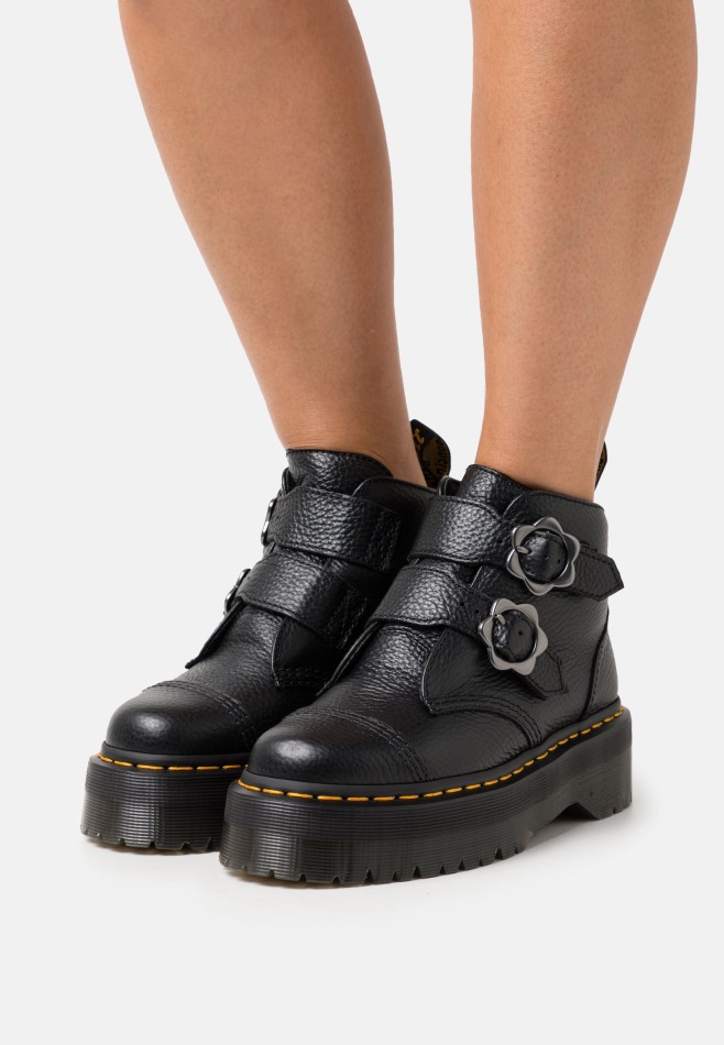 Gabor Noir Vintage | Exclusif Leona - Talons à Lacets